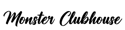 Monster Clubhouse Font Image