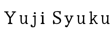 Yuji Syuku Font Image