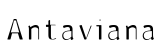 Antaviana Font Image