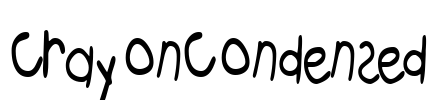 CrayonCondensed Font Image