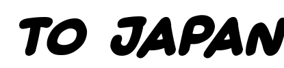 To Japan Font Image