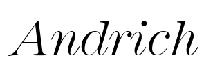 Andrich Font Image