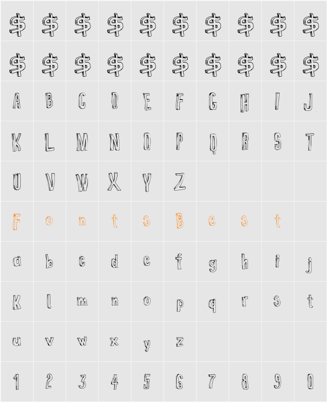 False 3D Character Map