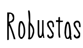 Robustas Font Image