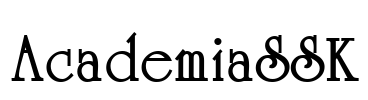 AcademiaSSK Font Image