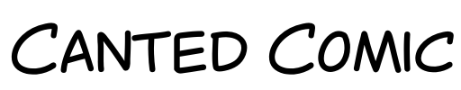 Canted Comic Font Image