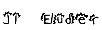 JI-Eluder Font Image