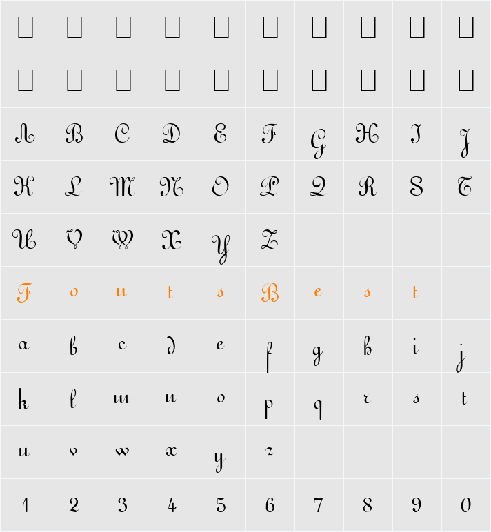 Annulment 1 Character Map