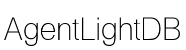 AgentLightDB Font Image