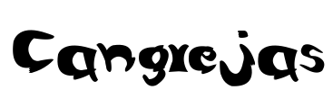 Cangrejas Font Image