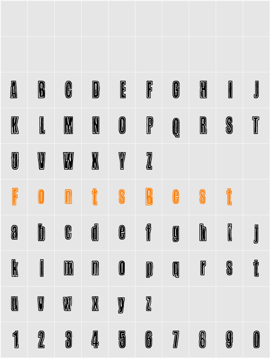 Buzz Aloha Character Map