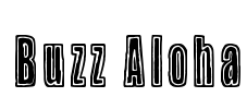 Buzz Aloha Font Image