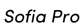 Sofia Pro Font Image