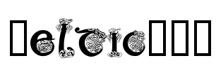 Celtic101 Font Image