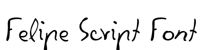 Felipe Script Font