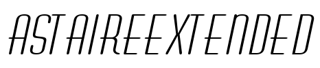 AstaireExtended Font Image