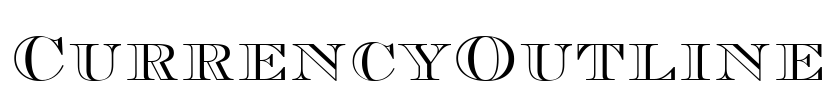 CurrencyOutline Font Image