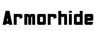 Armorhide Font Image