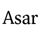 Asar Font Image