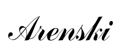 Arenski Font Image