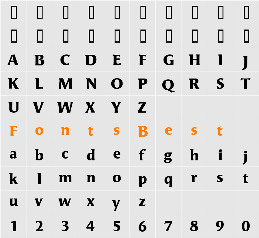 Angie Black Character Map