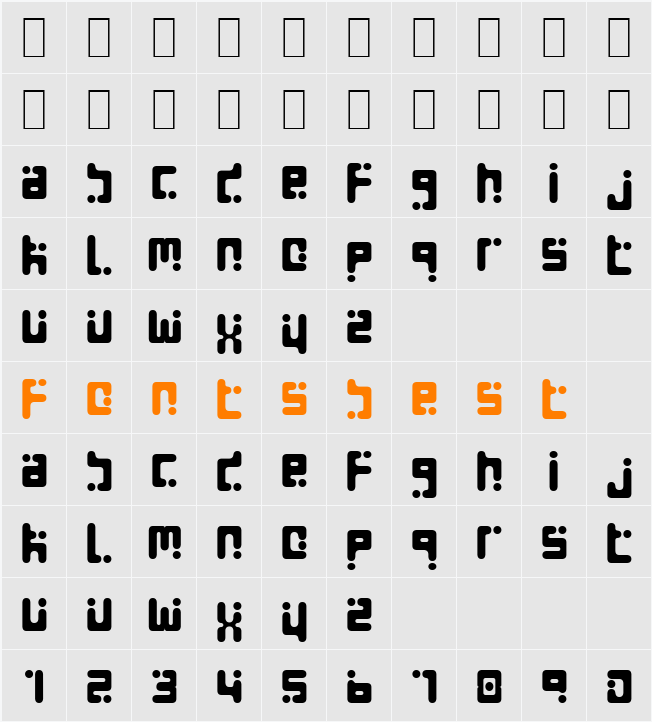 Seeds Character Map