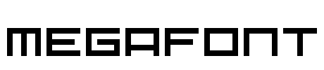 Megafont Font Image