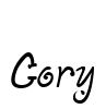 Cory Font Image