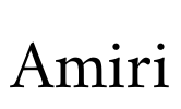 Amiri Font Image