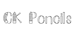 CK Pencils Font Image