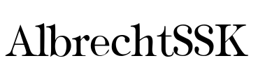 AlbrechtSSK Font Image