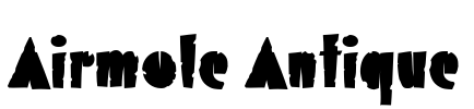 Airmole Antique Font Image