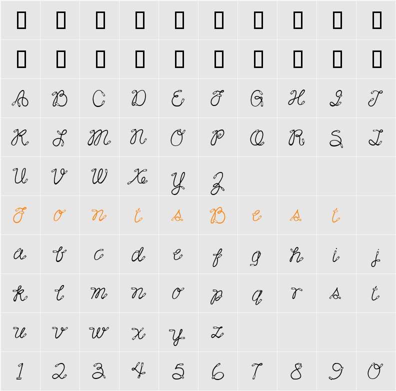 CK Jump Rope Character Map