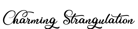 Charming Strangulation Font Image