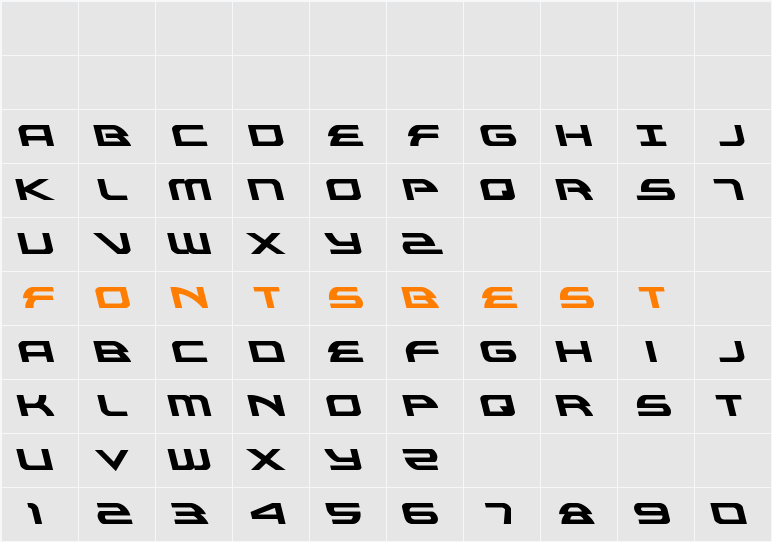 Alexis Leftalic Character Map