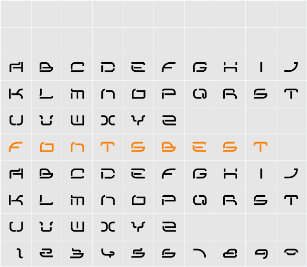 時をかける数字 TheLettersWhatLeapedThroughTime Character Map