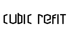 Cubic Refit Font Image