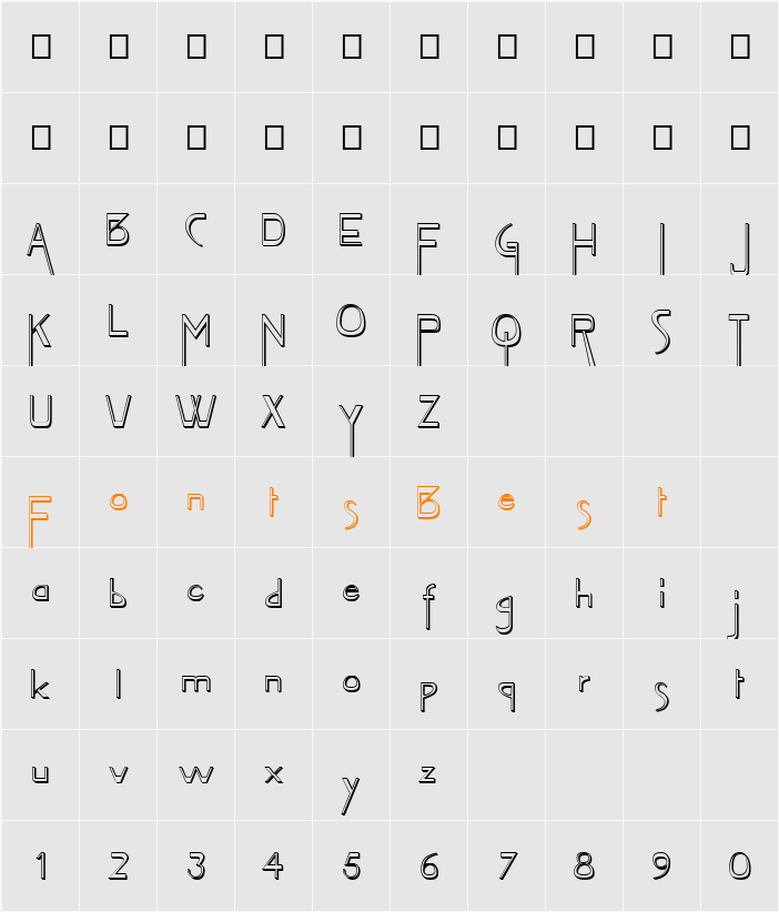 FZ JAZZY 45 3D Character Map