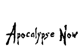 Apocalypse Now Font Image