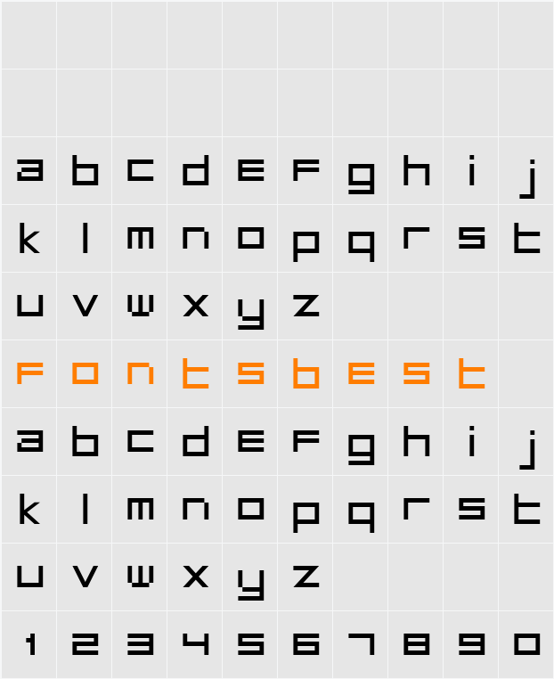 MicroTech Character Map