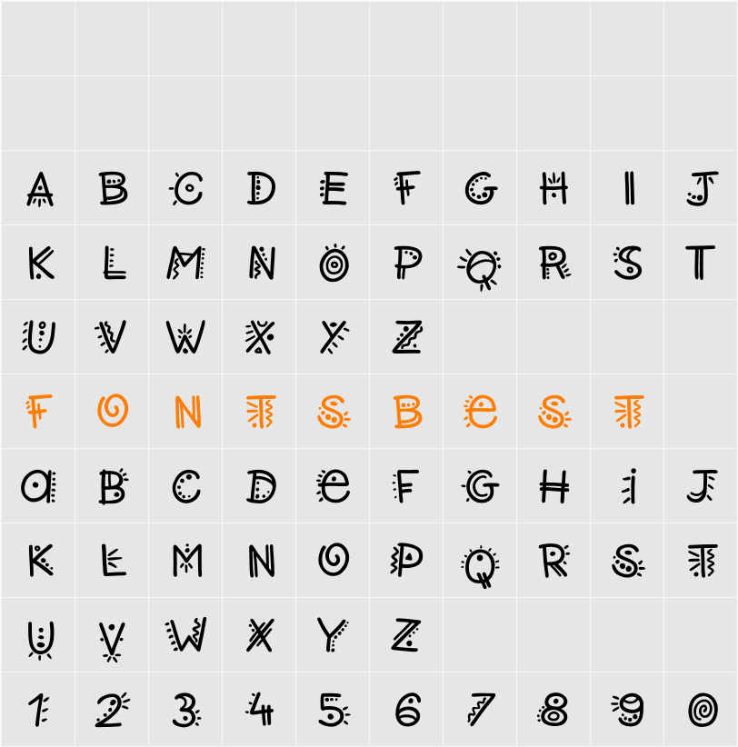 Retwisted Character Map