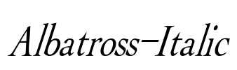 Albatross-Italic