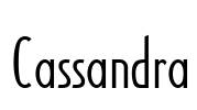 Cassandra Font Image