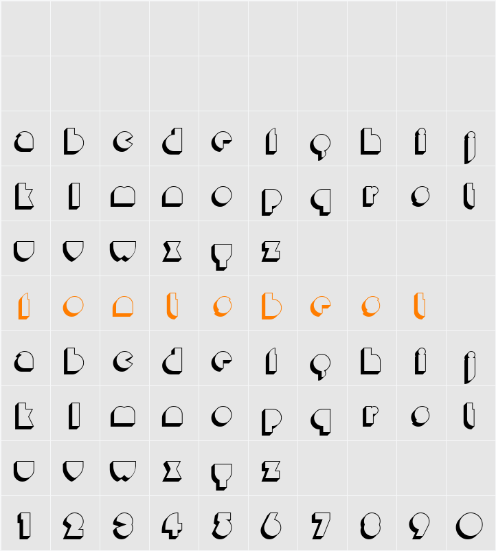 Misirlou Day Character Map