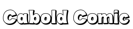 Cabold Comic Font Image