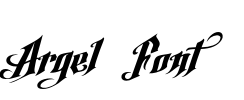 Argel Font Font Image