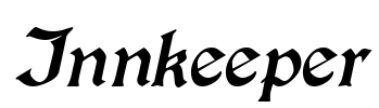 Innkeeper Font Image