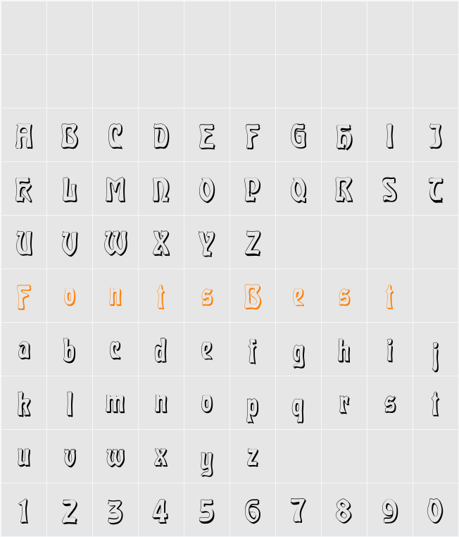 Carmen Shadow Character Map