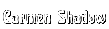 Carmen Shadow Font Image