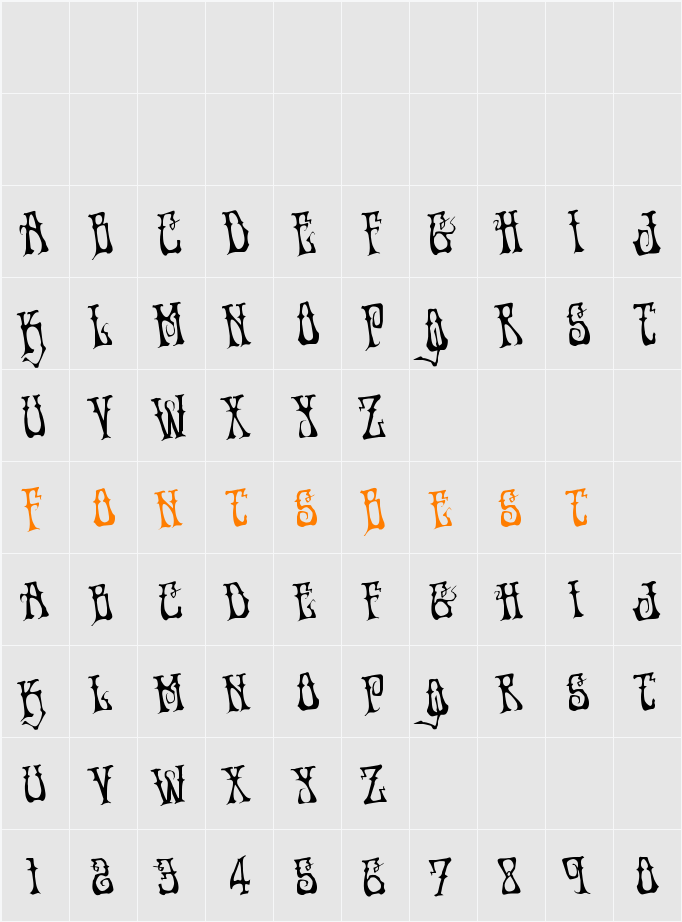 Instant Zen Rotated Character Map